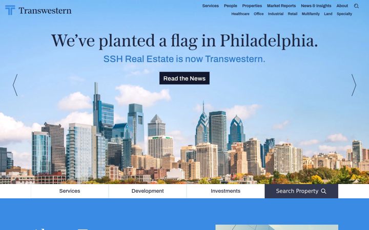 Zrzut ekranu transwestern.com