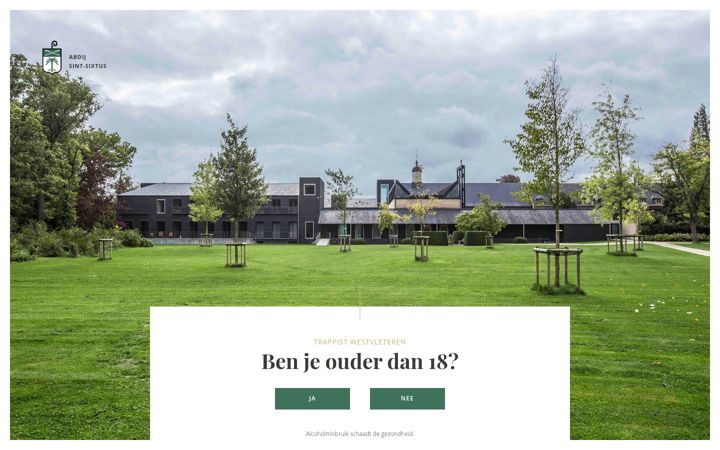 Screenshot of trappistwestvleteren.be