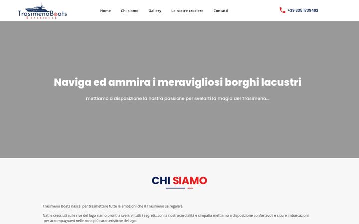 Captura de pantalla de trasimenoboatsexperience.com