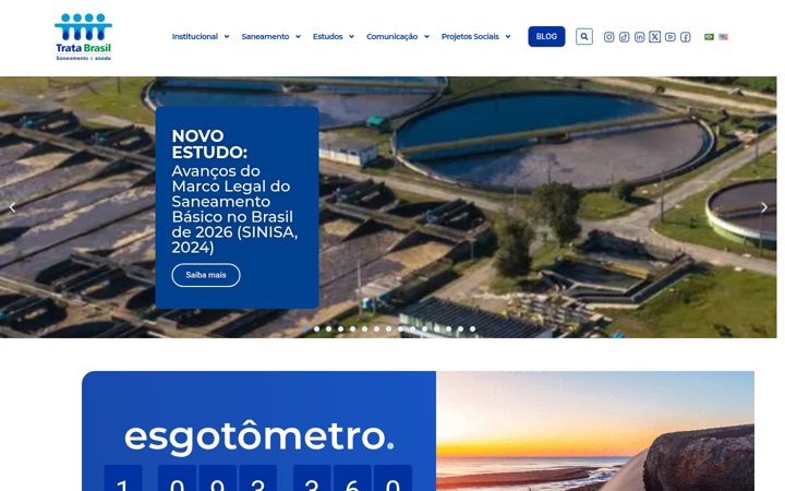 Screenshot of tratabrasil.org.br