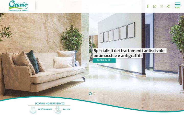 Screenshot of trattamenti-pulizie.it