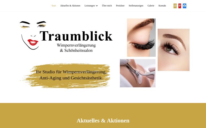 Screenshot ta' traumblick.eu
