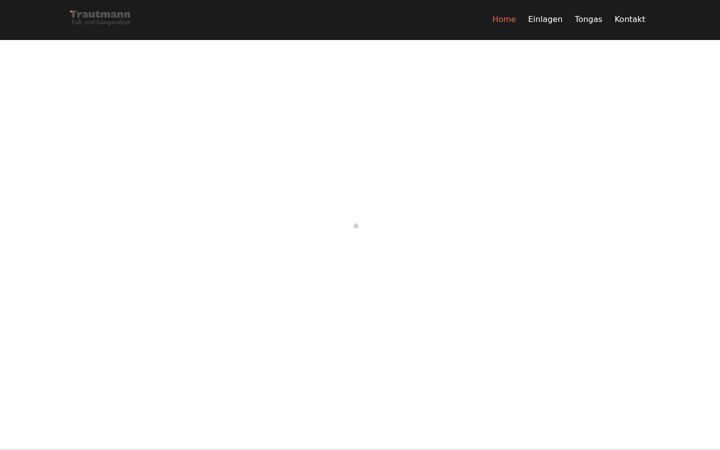 Screenshot von trautmann-einlagen.de