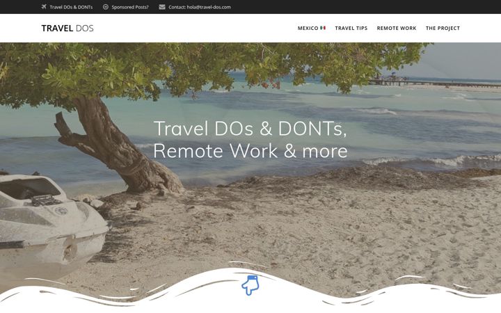 Snímek obrazovky travel-dos.com
