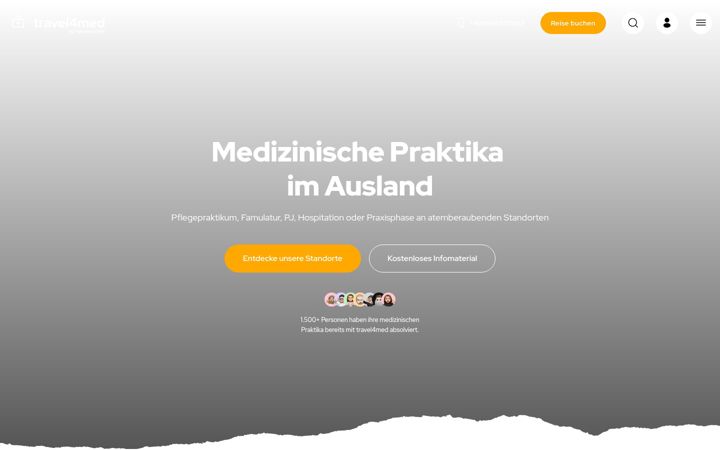 Екранна снимка на travel4med.de
