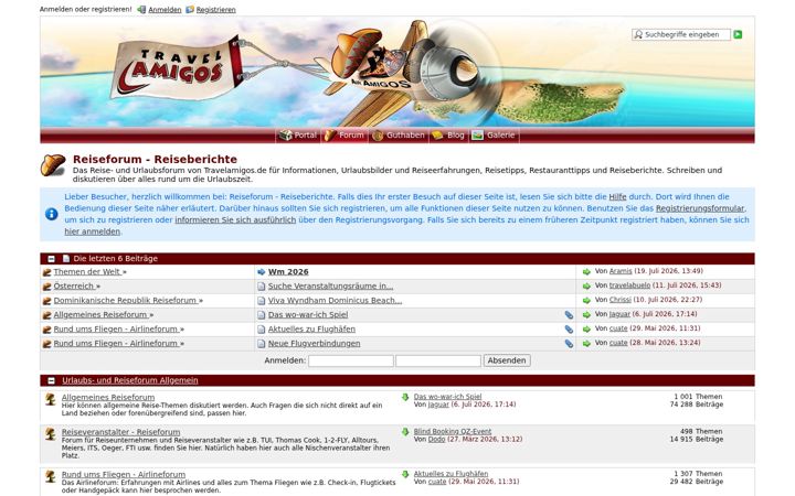 Screenshot of travelamigos.de