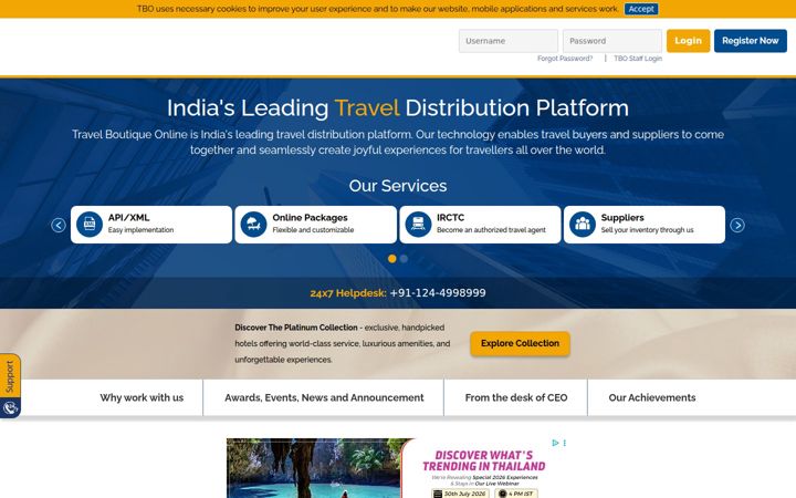 Screenshot of travelboutiqueonline.com