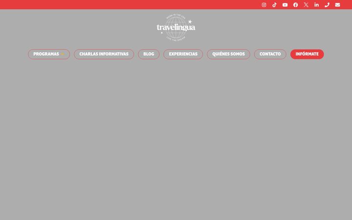 Screenshot von travelingua.es