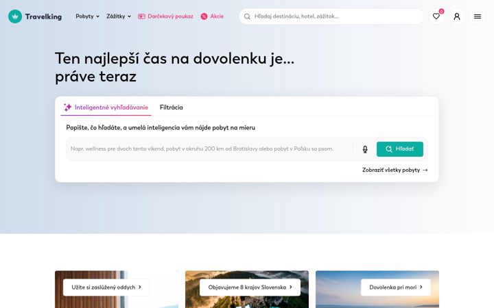 Zrzut ekranu travelking.sk