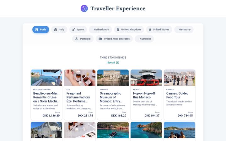 Screenshot of travellermania.com