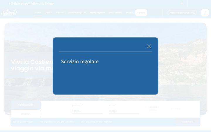 Screenshot of travelmar.it