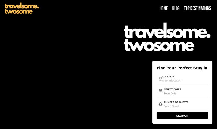 Screenshot stránky travelsometwosome.com