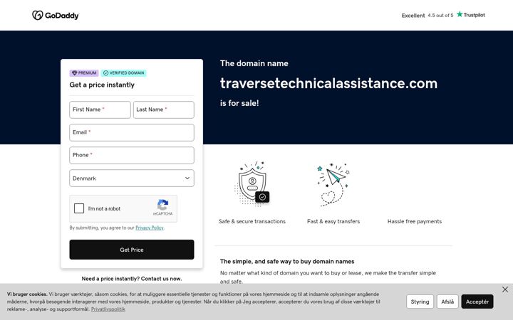 Screenshot of traversetechnicalassistance.com