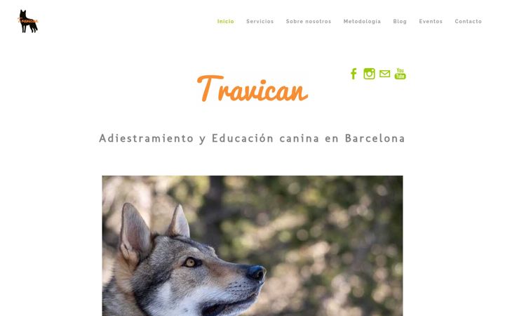 Screenshot von travican.es