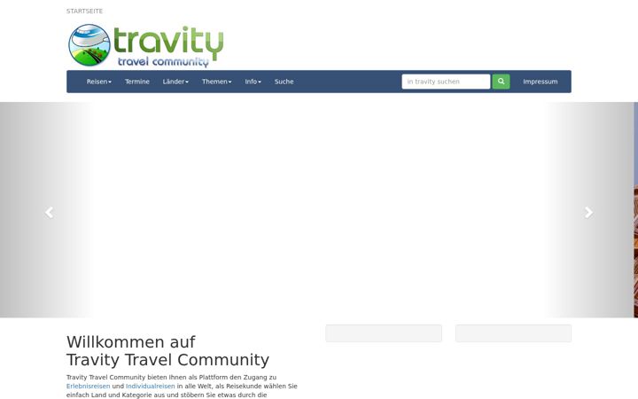 Screenshot of travity.de