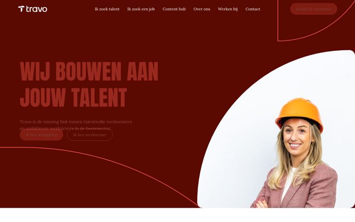 Screenshot of travo-recruitment.com