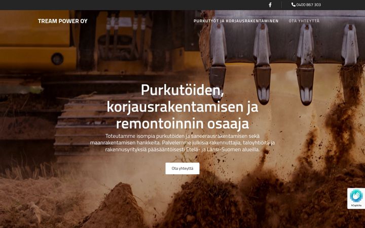 Ekrano kopija treampower.fi