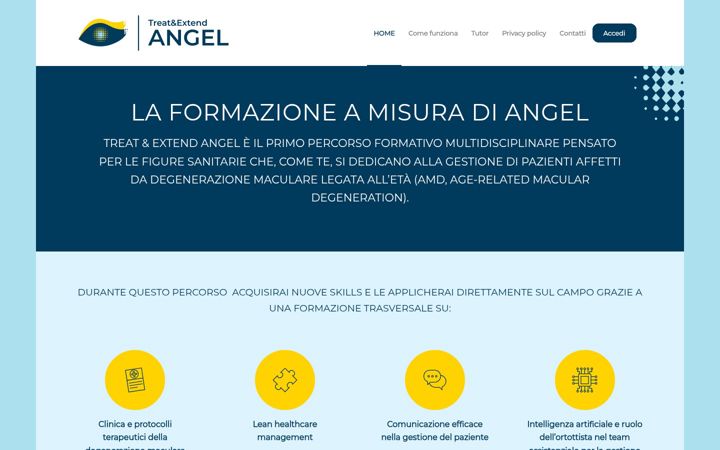 Captura de ecrã de treatandextendangel.com