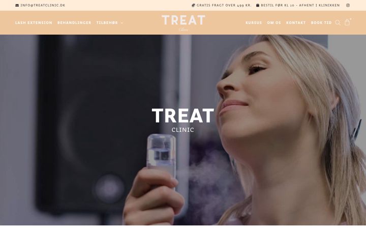 Skjermbilde av treatclinic.dk