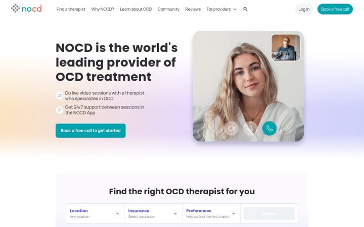 Screenshot of treatmyocd.com
