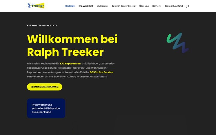 Screenshot ta' treeker.de
