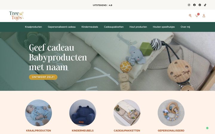 Ekrano kopija treetoys.nl