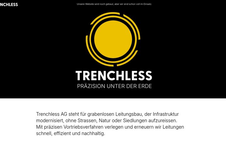 Screenshot di trenchless.ch