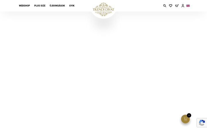 Screenshot di trendidivat.hu