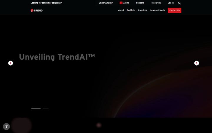 Skärmbild av trendmicro.com