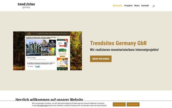 Screenshot of trendsites.de