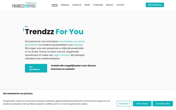 Skjermbilde av trendzzforyou.nl