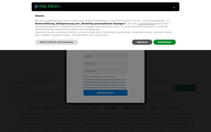 Screenshot ta' trepievi.de