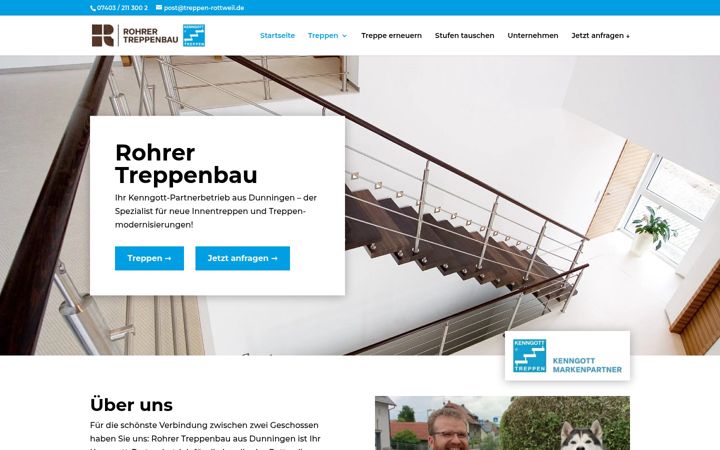 Captura de ecrã de treppen-rottweil.de