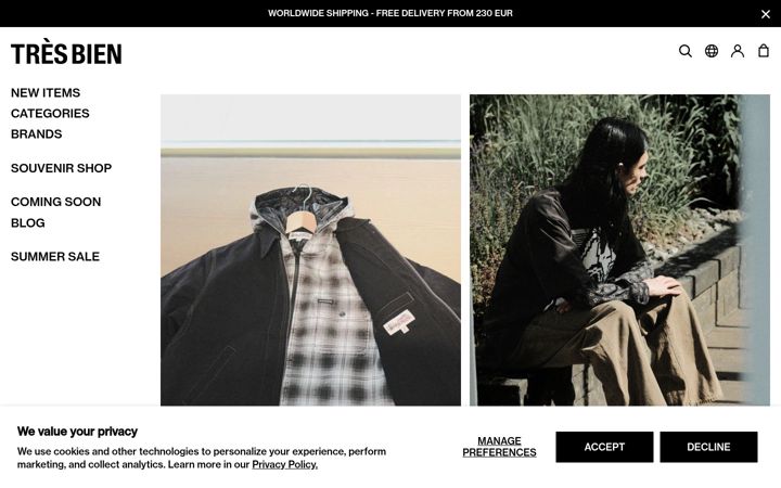 Screenshot of tres-bien.com