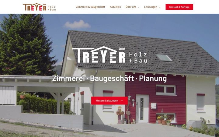 Screenshot ta' treyer-holz-bau.de
