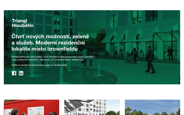 Screenshot of trianglhloubetin.cz
