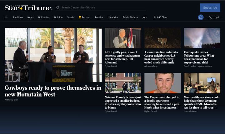Capture d'écran de trib.com