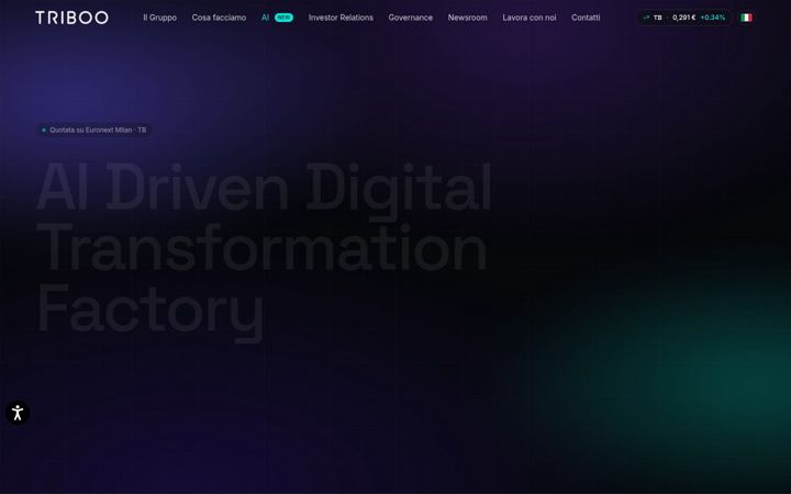 Screenshot of triboo.it
