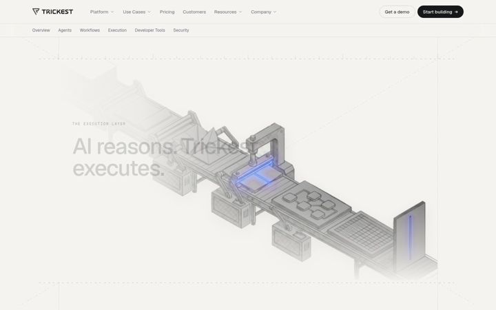 Screenshot of trickest.com
