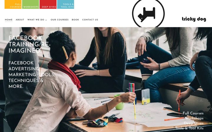 Screenshot of tricky-dog.com