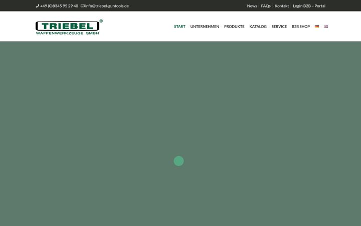 Screenshot di triebel-guntools.de