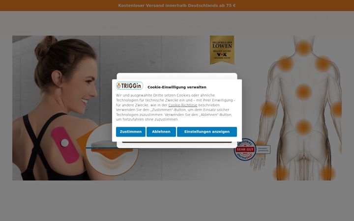 Screenshot of triggin.de