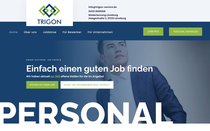 Screenshot of trigon-service.de