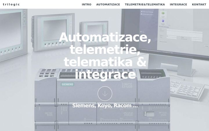 Screenshot of trilogic.cz
