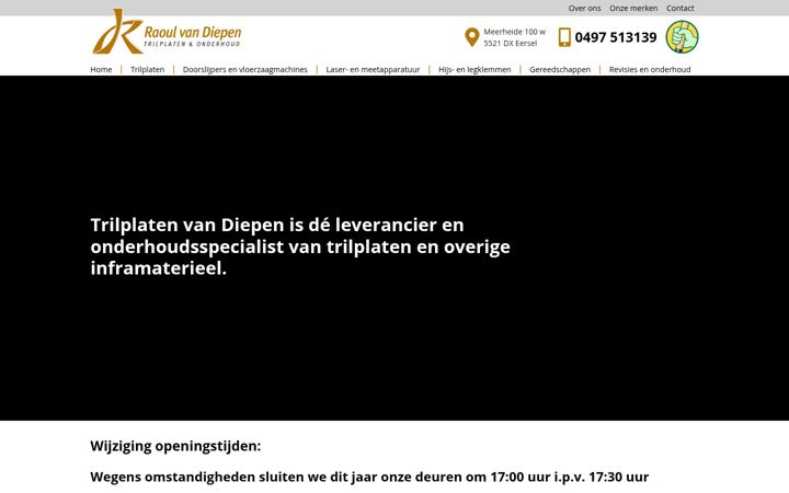 Screenshot of trilplatenvandiepen.be