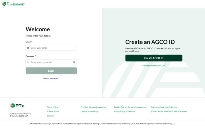 Screenshot of trimbleag.com
