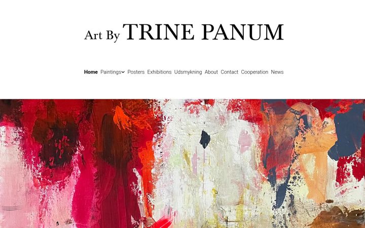 Screenshot of trinepanum.dk