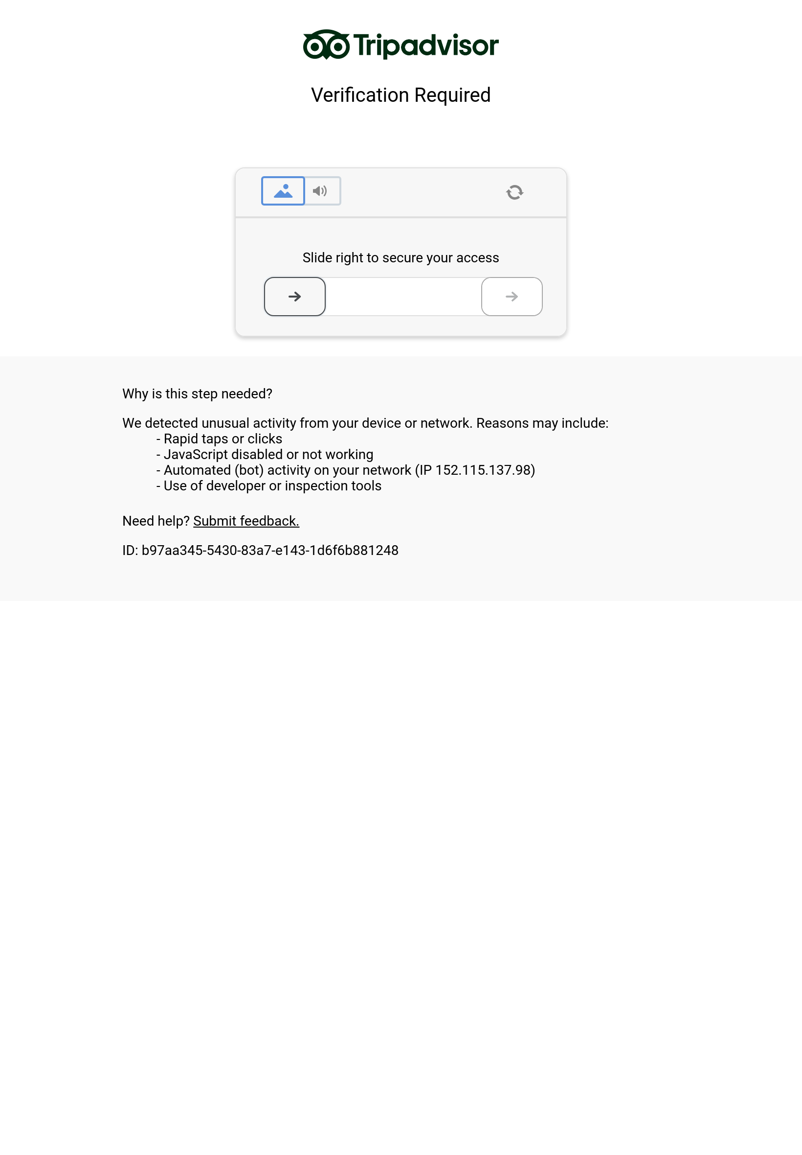 Tablet screenshot of tripadvisor.co.uk