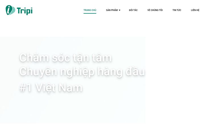 Screenshot of tripi.vn