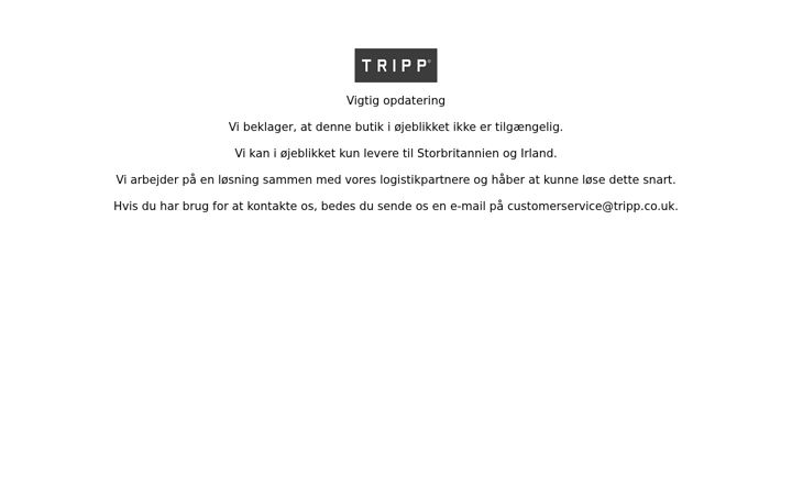 Screenshot of tripp.co.uk